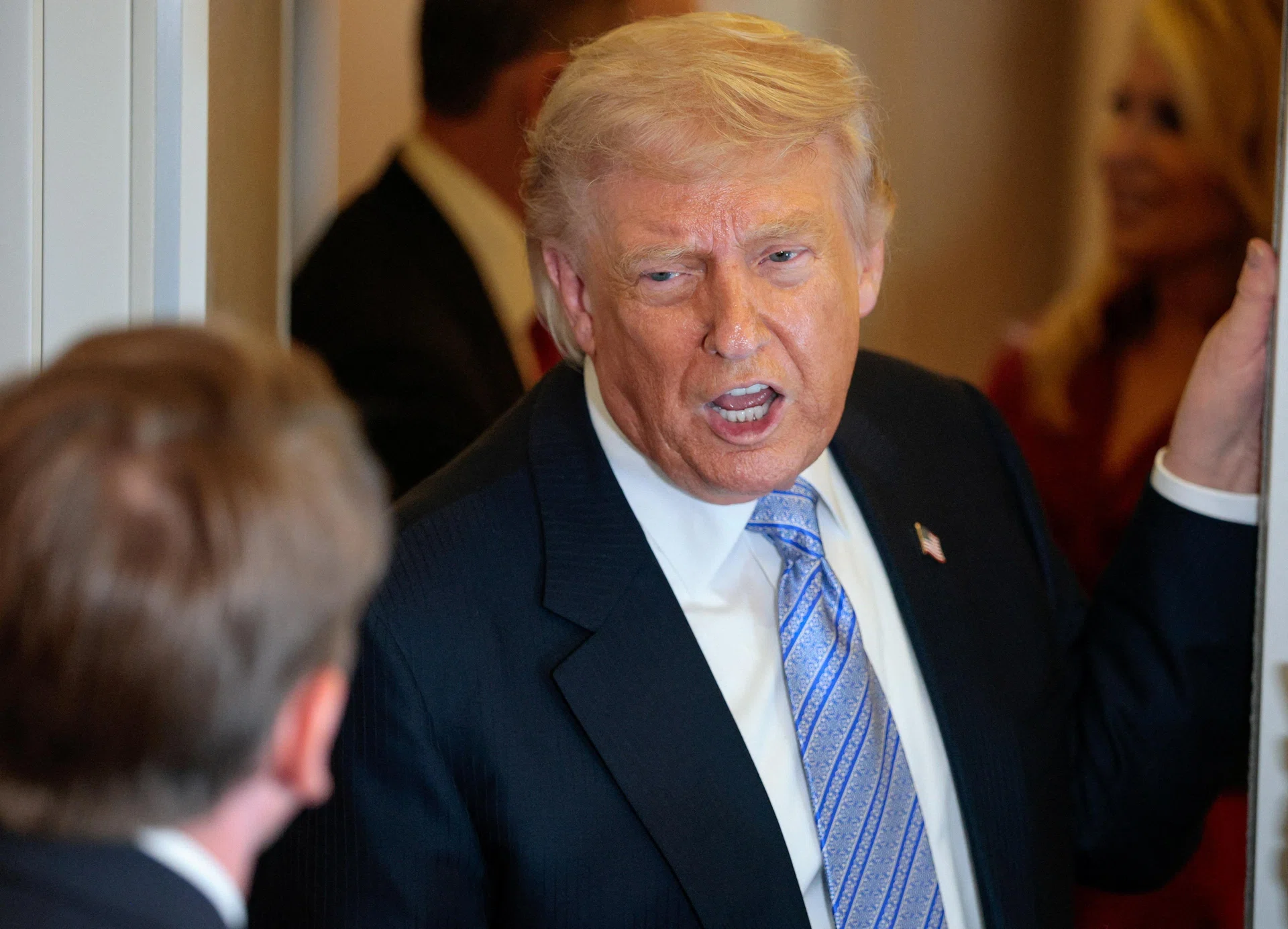 Trump says he is losing patience with Iran, did not ask China for favours