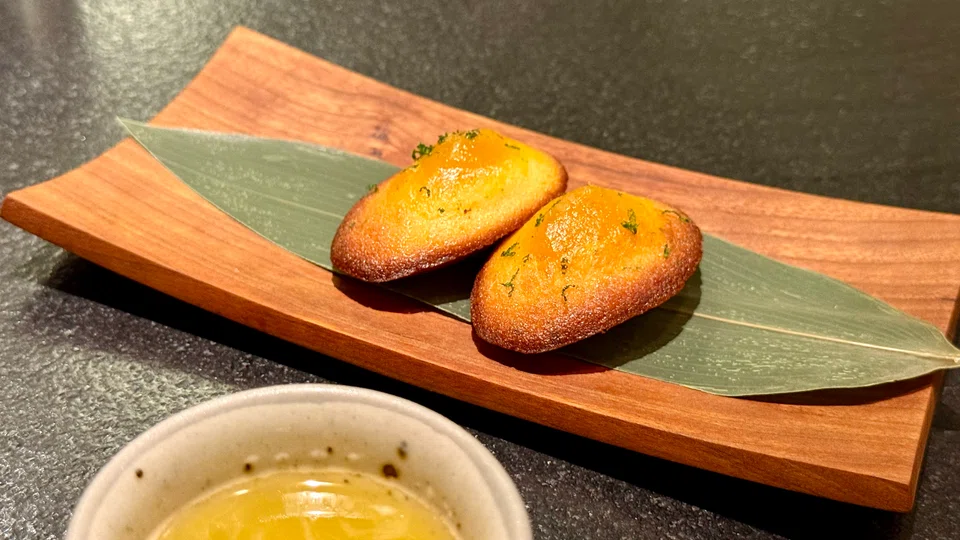 Pineapple madeleines.