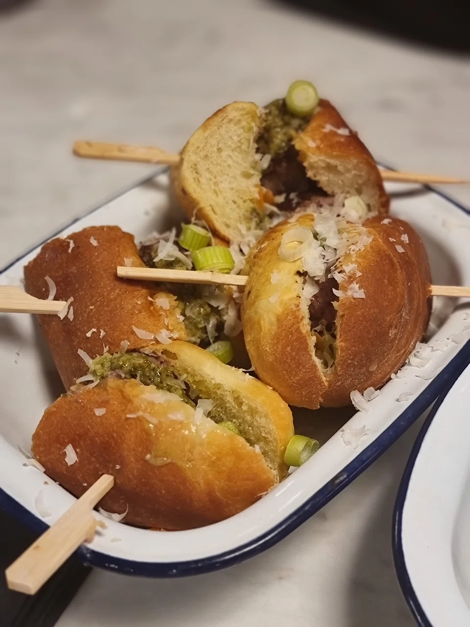 Sacre Burger is a hip burger joint with a serious champagne list.