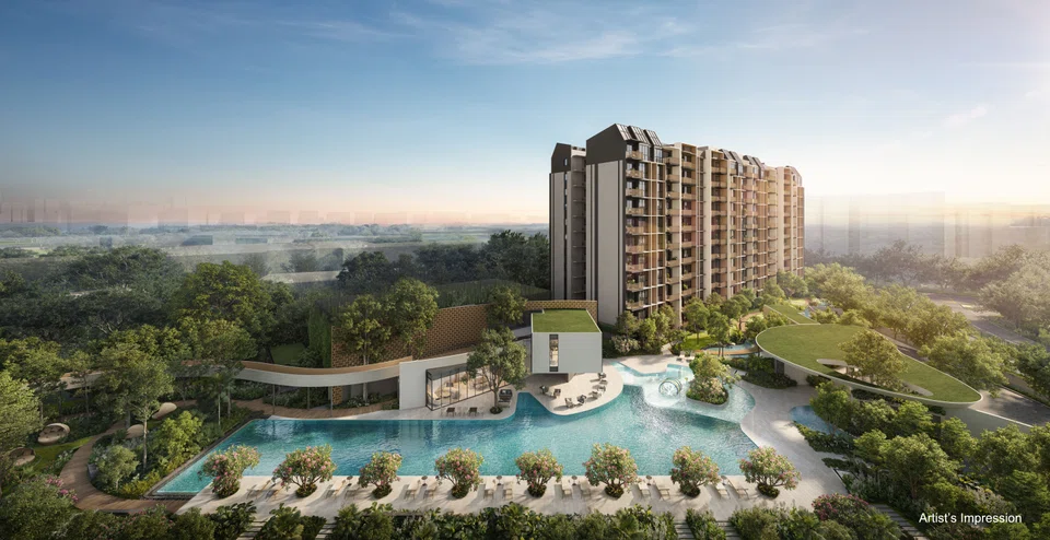 An artist's impression of Norwood Grand. The condominium in Woodlands is the best-selling private residential project since November 2023.