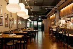 Artichoke's casual interiors.