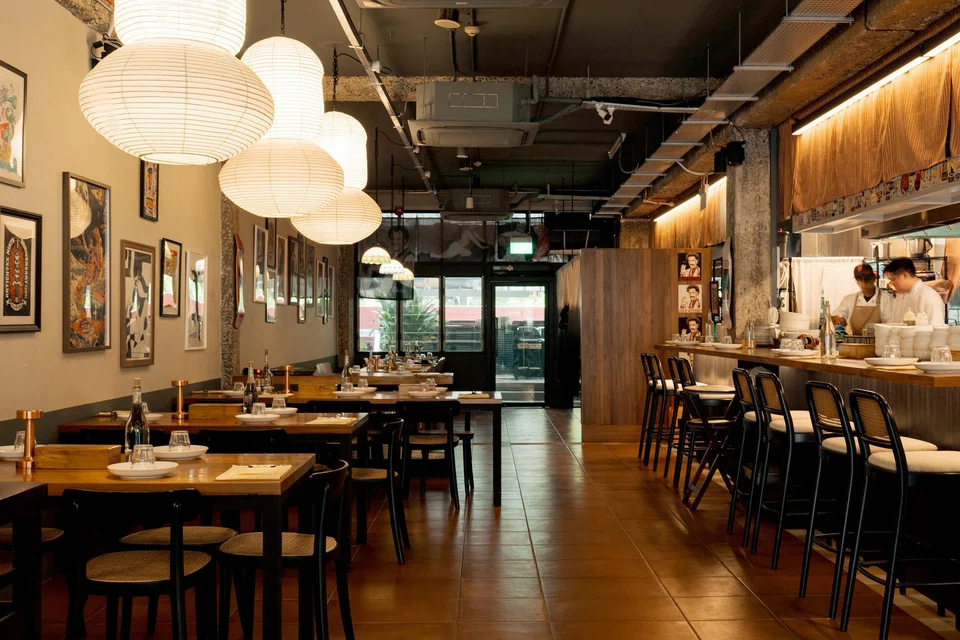 Artichoke's casual interiors.