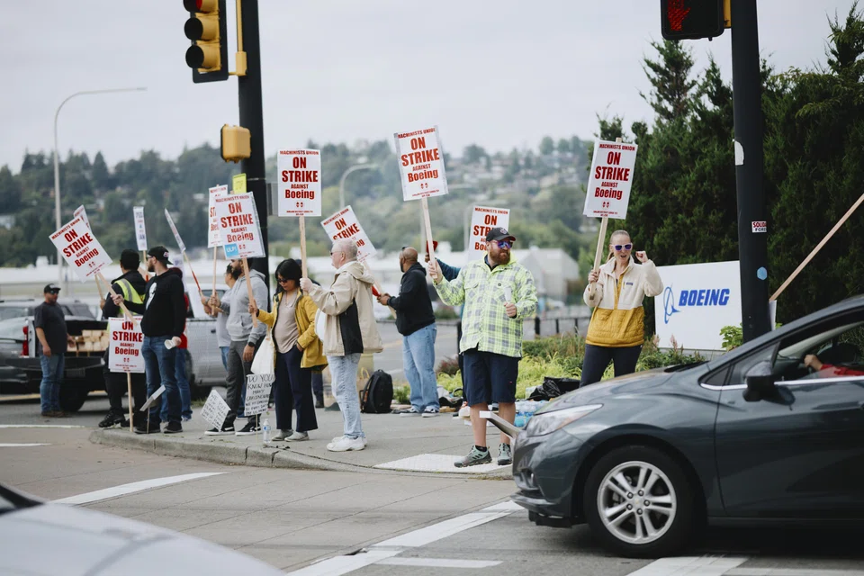 Pressure is mounting for Boeing, its suppliers and striking workers as the strike enters a sixth week. The work stoppage that began on Sep 13 stretches along the West Coast and has forced Boeing to shut down assembly lines for its cash-cow 737 Max, 767 and 777 aircraft.