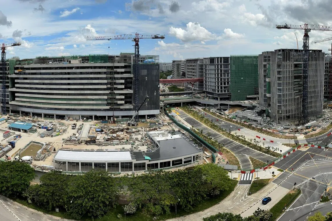 The supply boom from the upcoming Punggol Digital District (above) and the redevelopment of 1 and 7 Science Park Drive could potentially put further pressure on rents and occupancy, particularly for older developments, said Savills. 