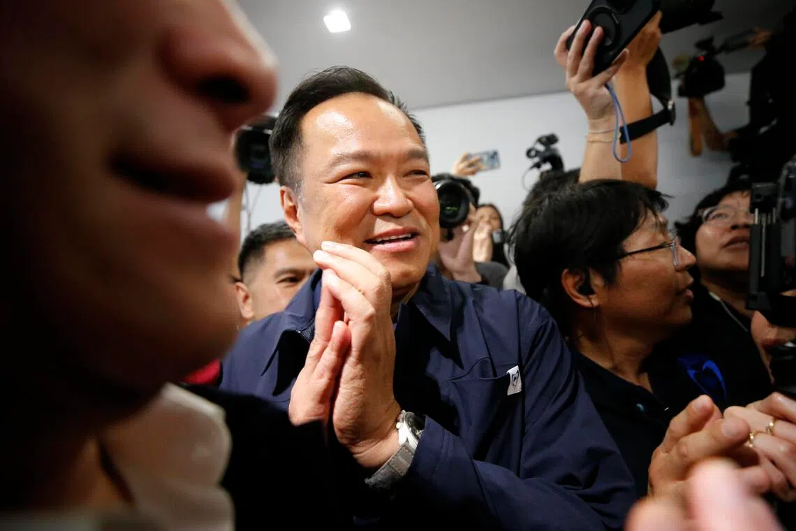 “Bhumjaithai’s victory today is a victory for all Thais, whether you voted for Bhumjaithai Party or not,” Anutin Charnvirakul said at a press briefing.