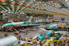 As at late June, Boeing had received 540 orders for the 777X. The plane will be assembled at the company’s Seattle-area factory in Everett, Washington state. The plane has about three million parts and about 215 km of cables.