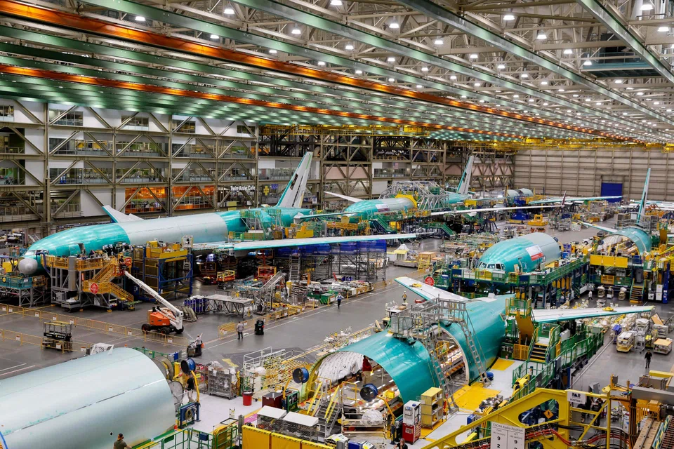 As at late June, Boeing had received 540 orders for the 777X. The plane will be assembled at the company’s Seattle-area factory in Everett, Washington state. The plane has about three million parts and about 215 km of cables.