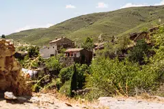 Patones de Arriba is a picturesque hillside town.