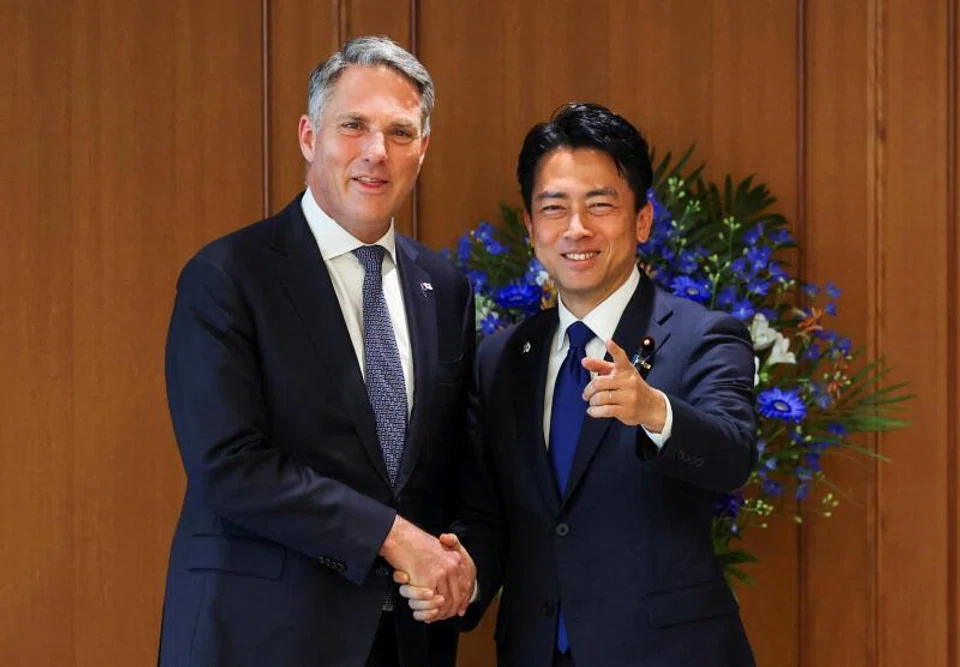 Australian Defence Minister Richard Marles and Japanese Defence Minister Shinjiro Koizumi took part in a signing ceremony in Melbourne.