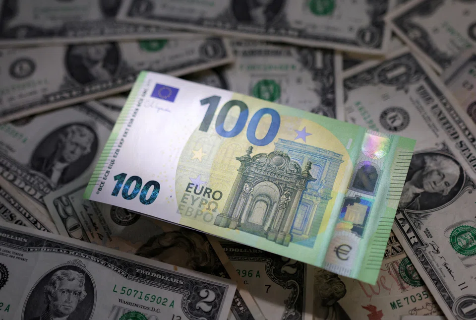 The euro was at US$1.1194, up 0.3 per cent on the day, and strengthening a fraction after German inflation data showed price pressures were easing.