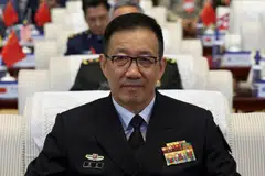 A former navy commander, Dong Jun (pictured) was appointed defence minister in December last year following the surprise removal of Li Shangfu just seven months into the job.