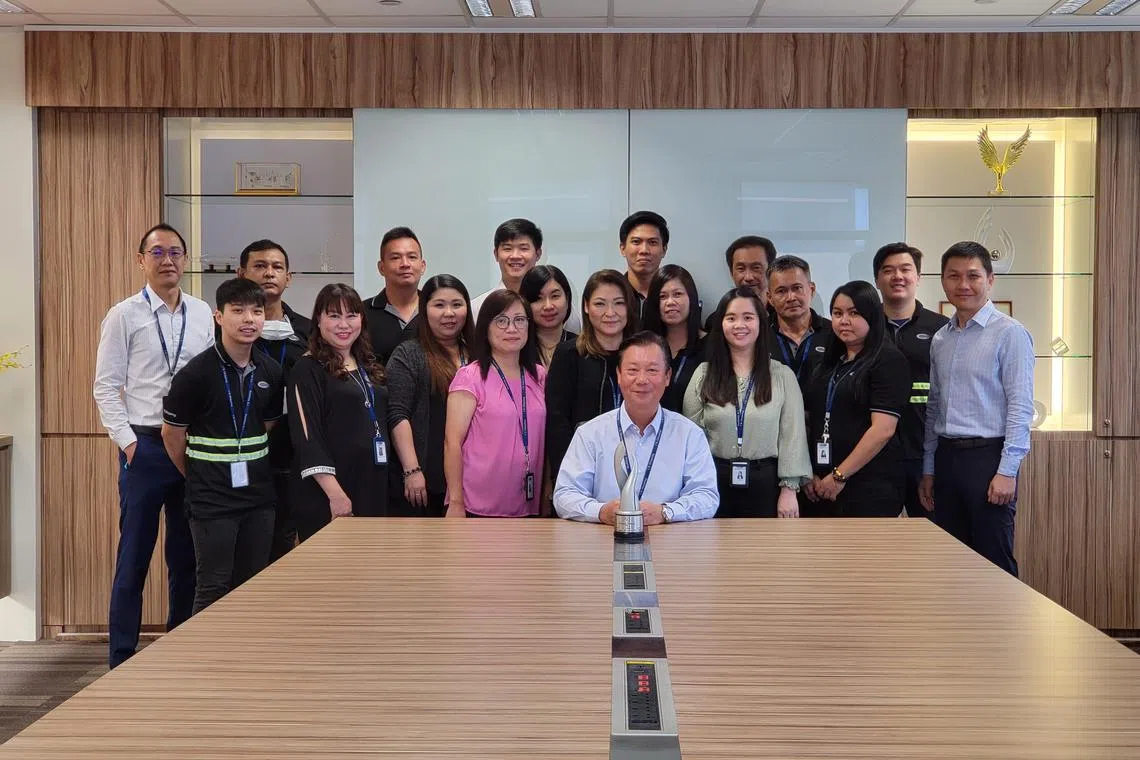 The CK Shipping team, led by group chief executive officer Ken Ngan (centre, seated).