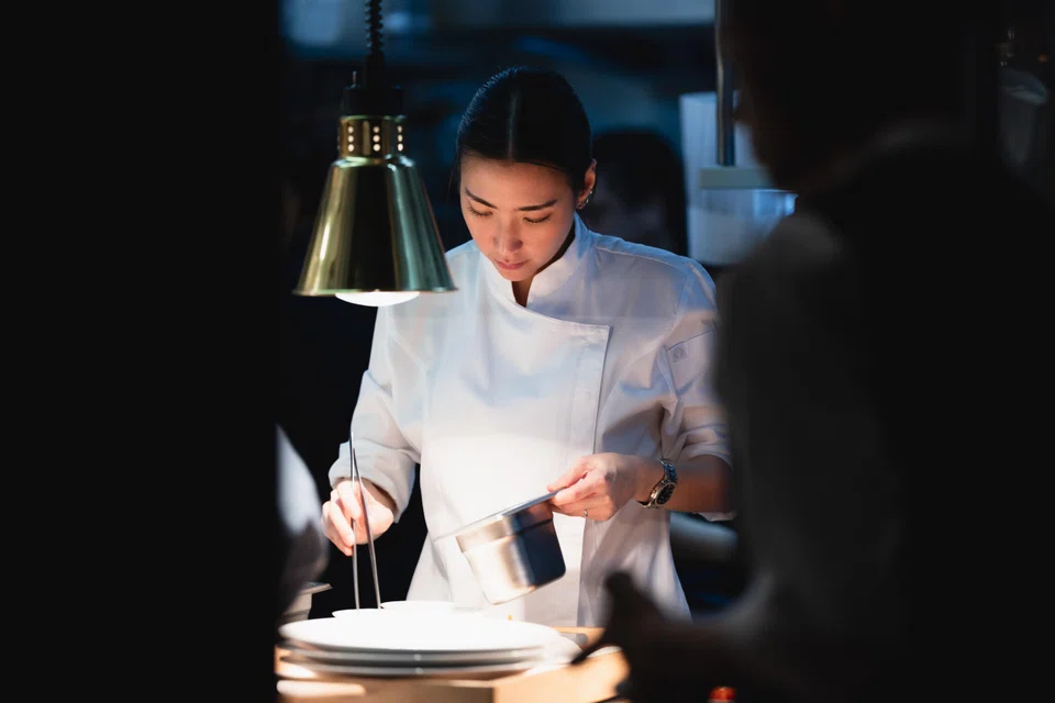 Potong's chef Pam serves modern Thai-Chinese cuisine.