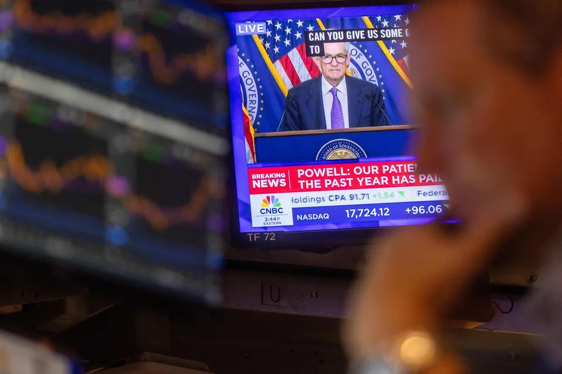 Swaps traders are now pricing in approximately three-quarters of a point of total cuts over the remaining two Fed decisions this year implying a half-point move at one of the gatherings. 