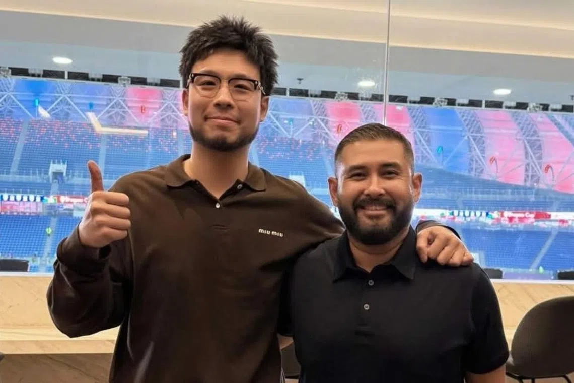Regent of Johor Tunku Ismail Sultan Ibrahim (right) with RSP chairman Kiat Lim. Tunku Ismail says: “This residence is more than a home. It’s a reflection of family, heritage, and partnership.”