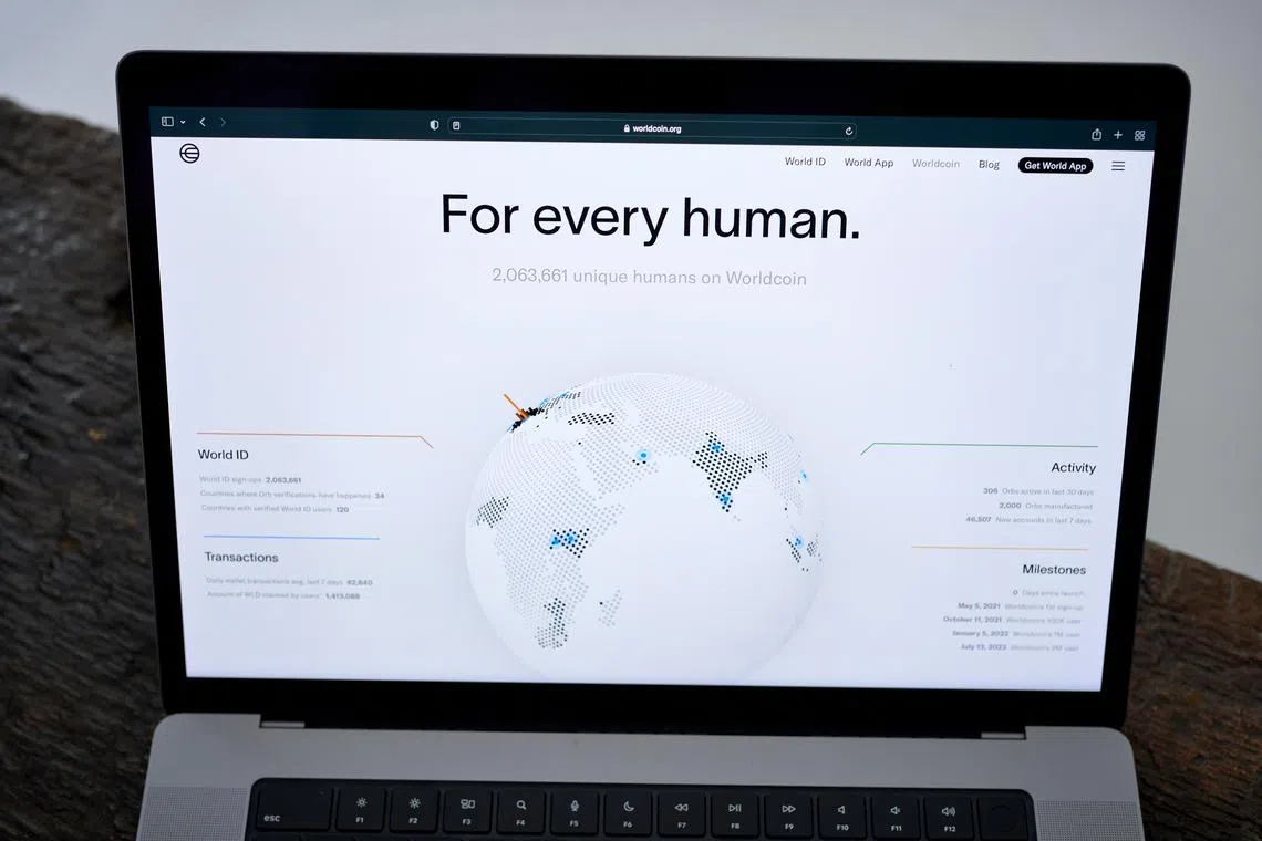 Worldcoin an identity-verification project wants to help you prove you’re a human being and not an artificial intelligence bot by scanning your iris and generating a World ID. 