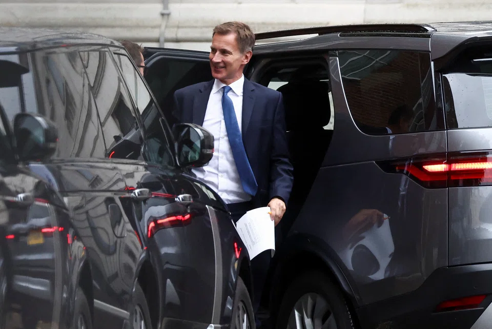 British Chancellor of the Exchequer Jeremy Hunt is set to announce tax hikes and spending cuts in the UK budget on Thursday (Nov 17).