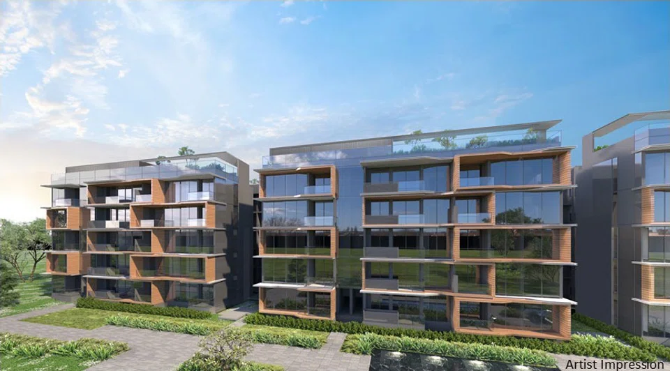 An artist's impression of Peak Residence, Tuan Sing's freehold project at Thomson Road.
