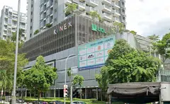 Kinex has a total net lettable area of 204,223 sq ft, and comprises a three-storey retail podium and a basement level.