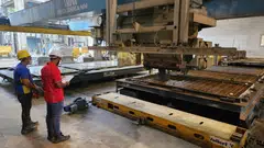 Workers are able to conduct all-weather operations more efficiently with machinery at Tiong Seng’s Advanced Precast Hub for building components that can be precast. 