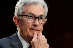 Federal Reserve chair Jerome Powell (above) is trying to avoid the start-stop policy of 1970s Fed chair Arthur F Burns.