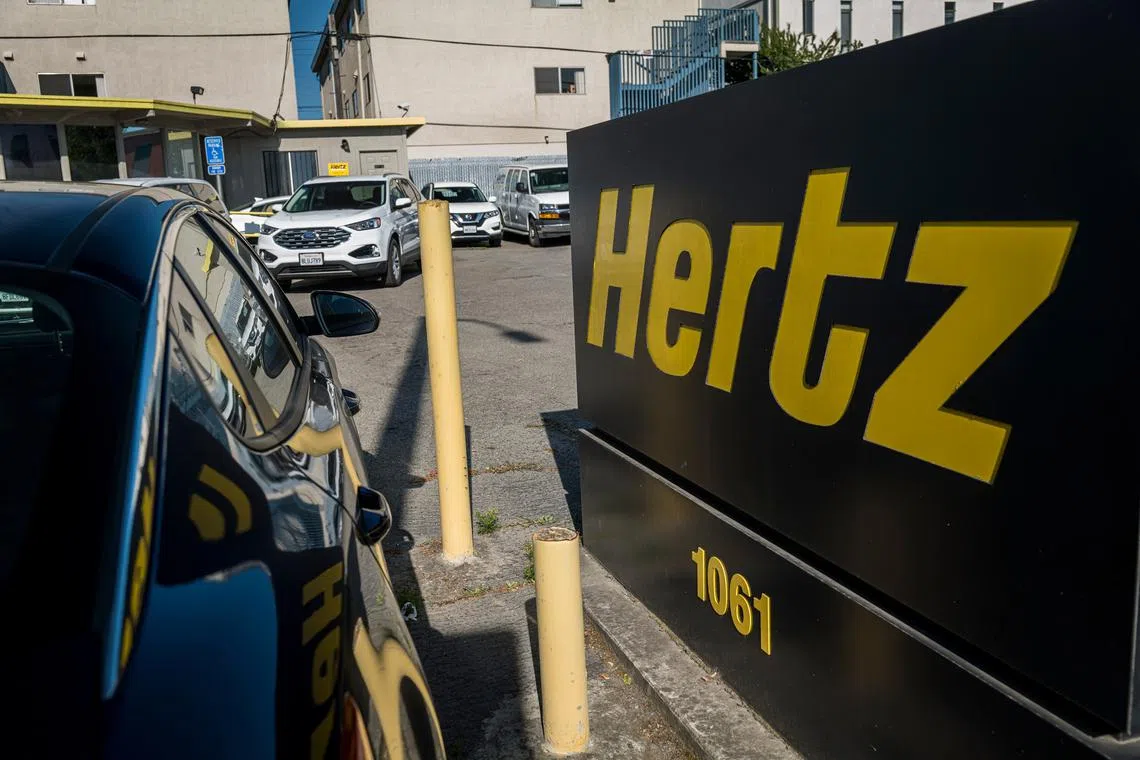Hertz is offering fewer cars for rent as it freshens its fleet and contends with US President Donald Trump’s trade war that has rattled markets and consumer sentiment. 