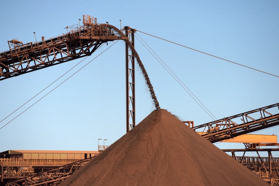 Iron ore continues to be Australia’s biggest income earner, at about 30% of the total. 
