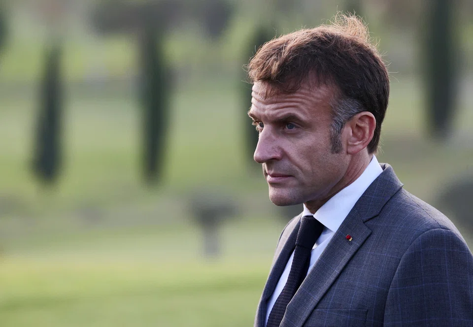 Macron says it is his job to ensure the "independence" and "stability of the country", insisting his priority was "the interests and unity of France".