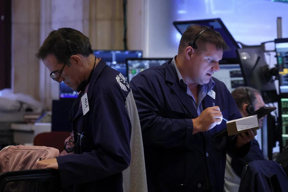 The Dow Jones Industrial Average fell 63.31 points, or 0.19 per cent, at the open to 33,990.56.  