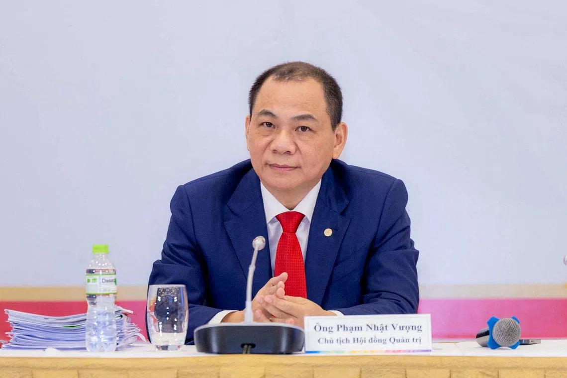 Pham Nhat Vuong has already pumped more than US$2 billion of his own money into the EV maker and has said that he’s willing to support it until his money runs out. 