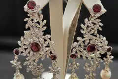 Savvy consumers are turning to pre-loved jewellery for both adornment and investment. Pictured is a pair 