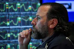 All three major equity indices finished down by around 2.5 per cent while the US dollar retreated and Treasury bond yields moved higher.