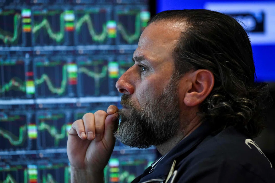 All three major equity indices finished down by around 2.5 per cent while the US dollar retreated and Treasury bond yields moved higher.