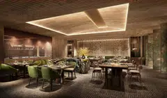 The interiors of Sugarra, a new Basque-centric, northern Spanish restaurant taking over the defunct table65.