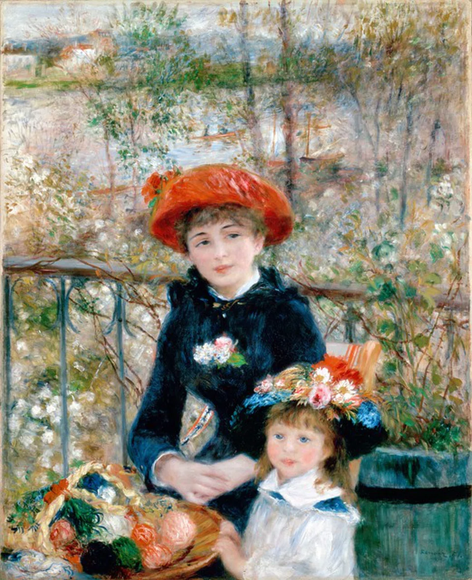 Renoir's Two Sisters (On the Terrace). According to The Worth of Art by Cifuentes and Charlin, a Renoir is likely to fetch a higher price if sold in New York than elsewhere.