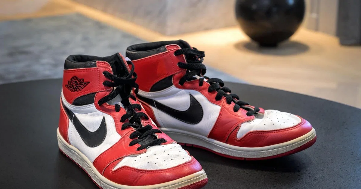 Michael Jordan rookie sneakers sell for US$152,500 - The Business Times