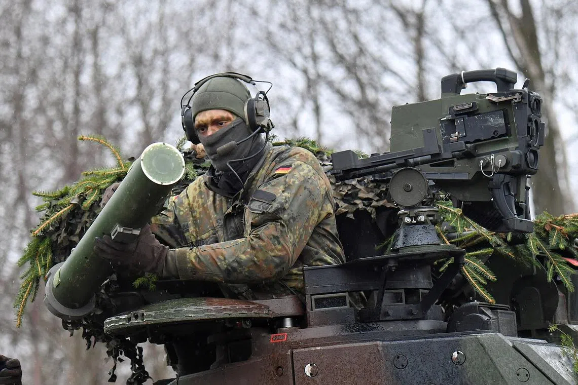 Between 2005 and 2022, an average of 80% of Germany's defence purchases came from domestic firms.