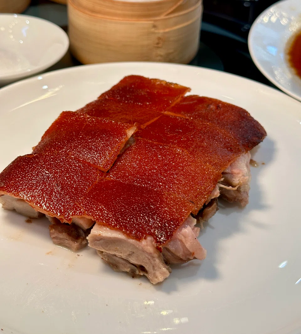 Moon Bay's excellent suckling pig.