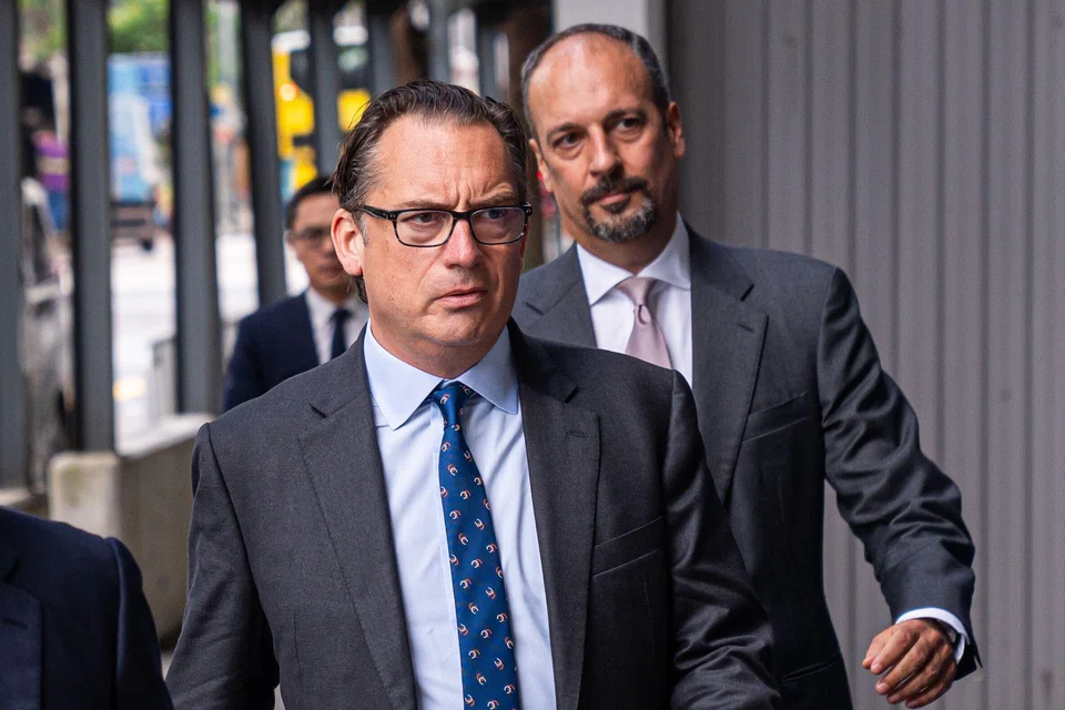 Segantii's Simon Sadler (centre) and former trader Daniel La Rocca received inside information about Esprit, according to a court summons that was made public.