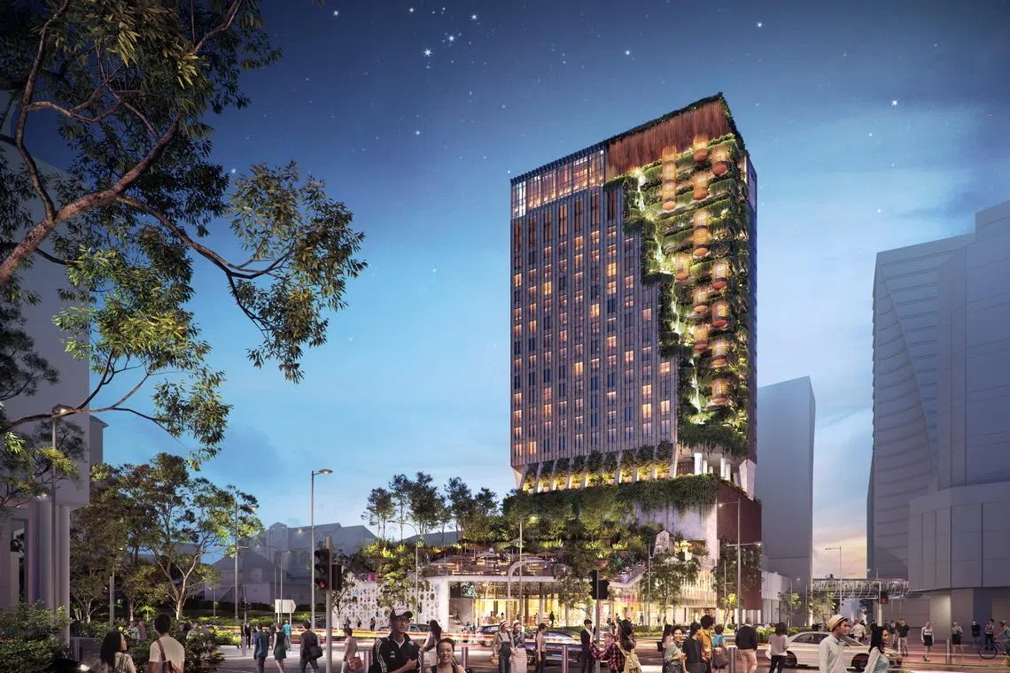 Artist's impression of the new NoMad Singapore.