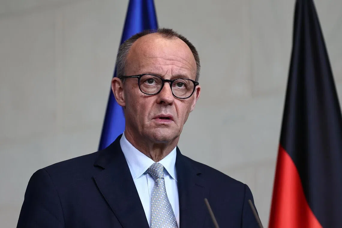 German Chancellor Friedrich Merz is well aware of the dangers of a potential two-front trade war with both Beijing and the second Trump administration.