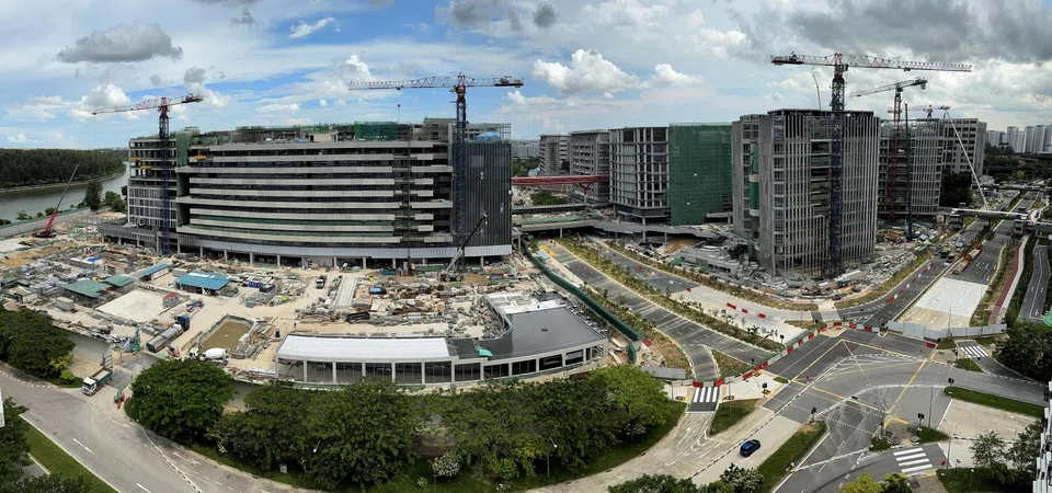 The supply boom from the upcoming Punggol Digital District (above) and the redevelopment of 1 and 7 Science Park Drive could potentially put further pressure on rents and occupancy, particularly for older developments, said Savills. 