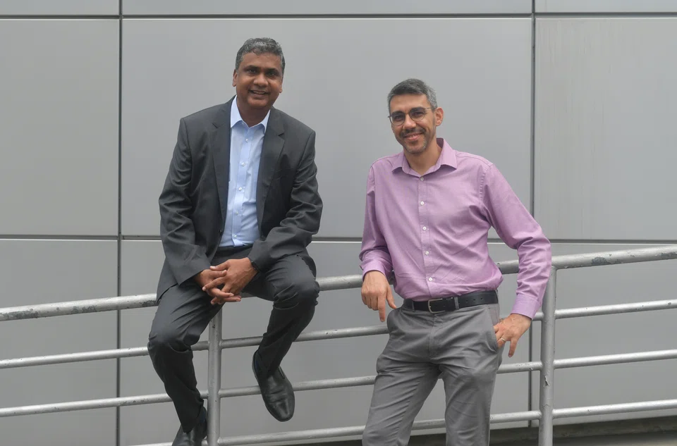Sanjay Saini (left) and Giuseppe Manai are co-founders of forecasting startup Stemly, which helps companies forecast demand for their products.