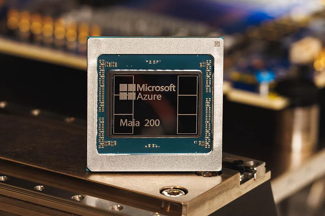 Microsoft says its chip delivers better performance on some AI tasks than comparable semiconductors from Google and Amazon Web Services. 
