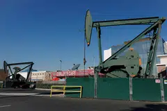 Brent crude futures settled up 45 cents, or 0.67 per cent, at US$67.44 a barrel while US West Texas Intermediate crude settled 61 cents higher, up 0.97 per cent, at US$63.30 a barrel on Monday.