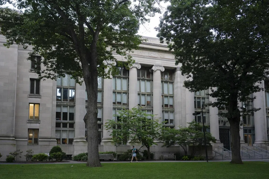 The law school at Harvard University. US colleges and universities need to be more self-critical and rethink what it means for students to be educated.