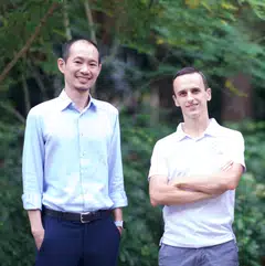 With the latest round of funding, Mesh Bio, founded by chief executive Andrew Wu (left) and chief technology officer Arsen Batagov, has raised US$5.3 million in total.