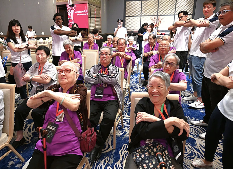 Hong Leong Foundation hosts annual charity events each year with its elderly beneficiaries.