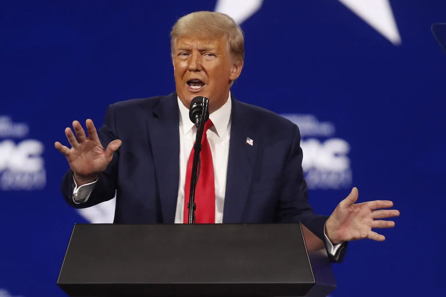 Trump repeats election lie, declares himself future of the Republican Party