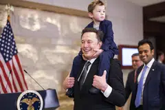 As Musk (centre) and Ramaswamy (right) wield their axes, it may be hard to tell whether they are aimed at red tape or more like DIY home renovators taking a swing at a load-bearing wall.